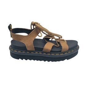 Dr. Martens Nartilla Shoes Womens Size 7 Gladiator‎ Platform Sandals Leather